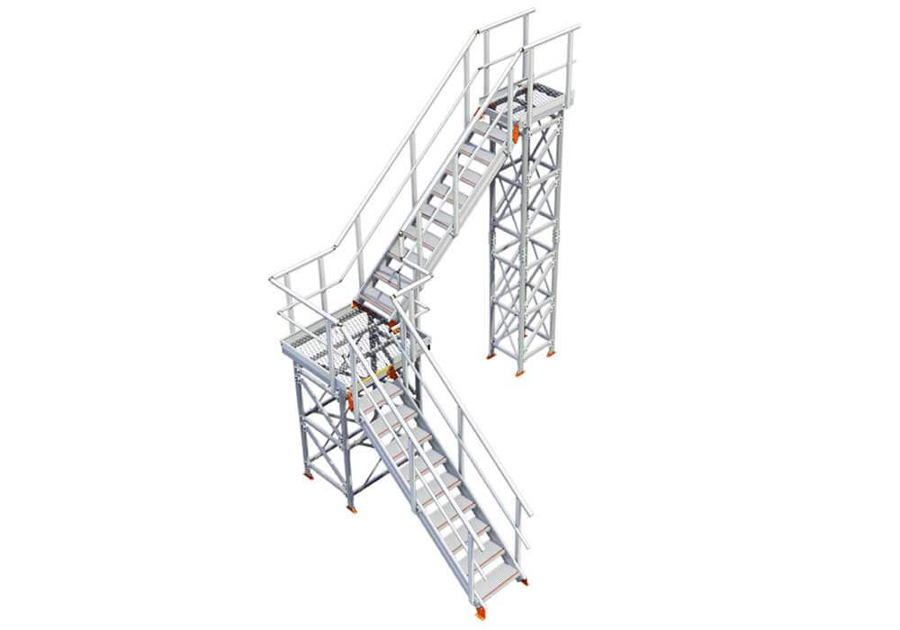 Link to 3D interactive model of Kombi KS50 stair and platform