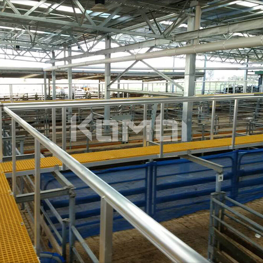 Kombi modular stair and platform systems install at Wangaratta Saleyards