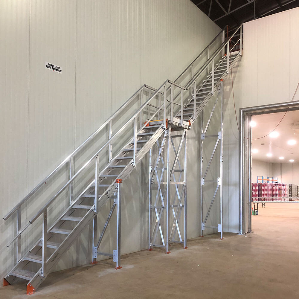 Kombi modular stair and access platform systems installed at avocado farm