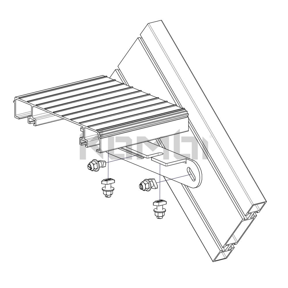 Kombi stair and access platform component