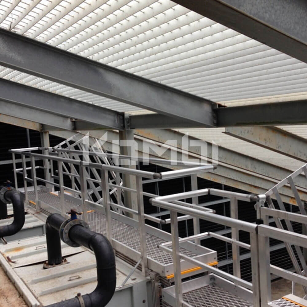 Kombi Aluminium Access Stairs, Access Walkways, Platforms around HVAC cooling tower