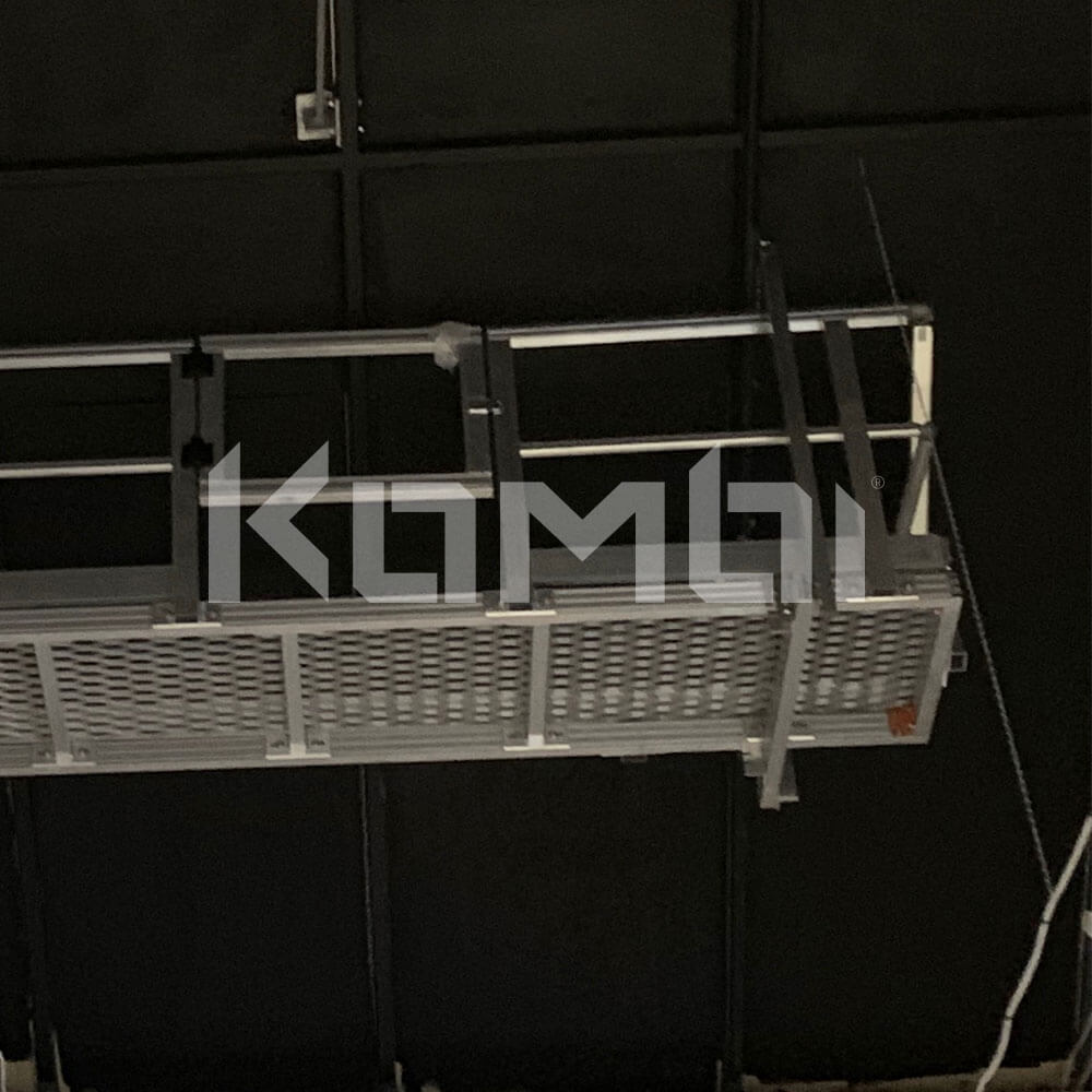 KOMBI Suspended Aluminum Platform Install