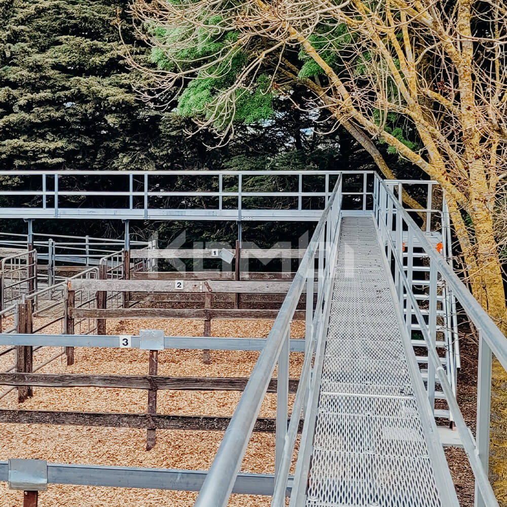 KOMBI Platforms and Stairs installed at Kyneton Saleyards