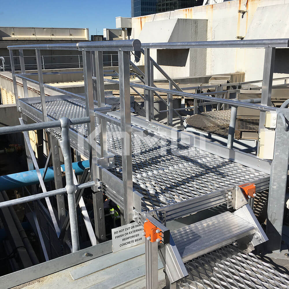 KOMBI Aluminium Platforms providing access to HVAC Towers