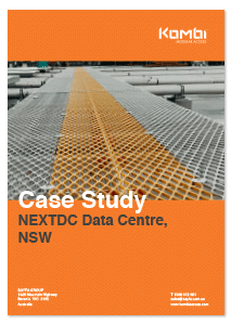 KOMBI Elevated Walkway Case Study at Data Centre