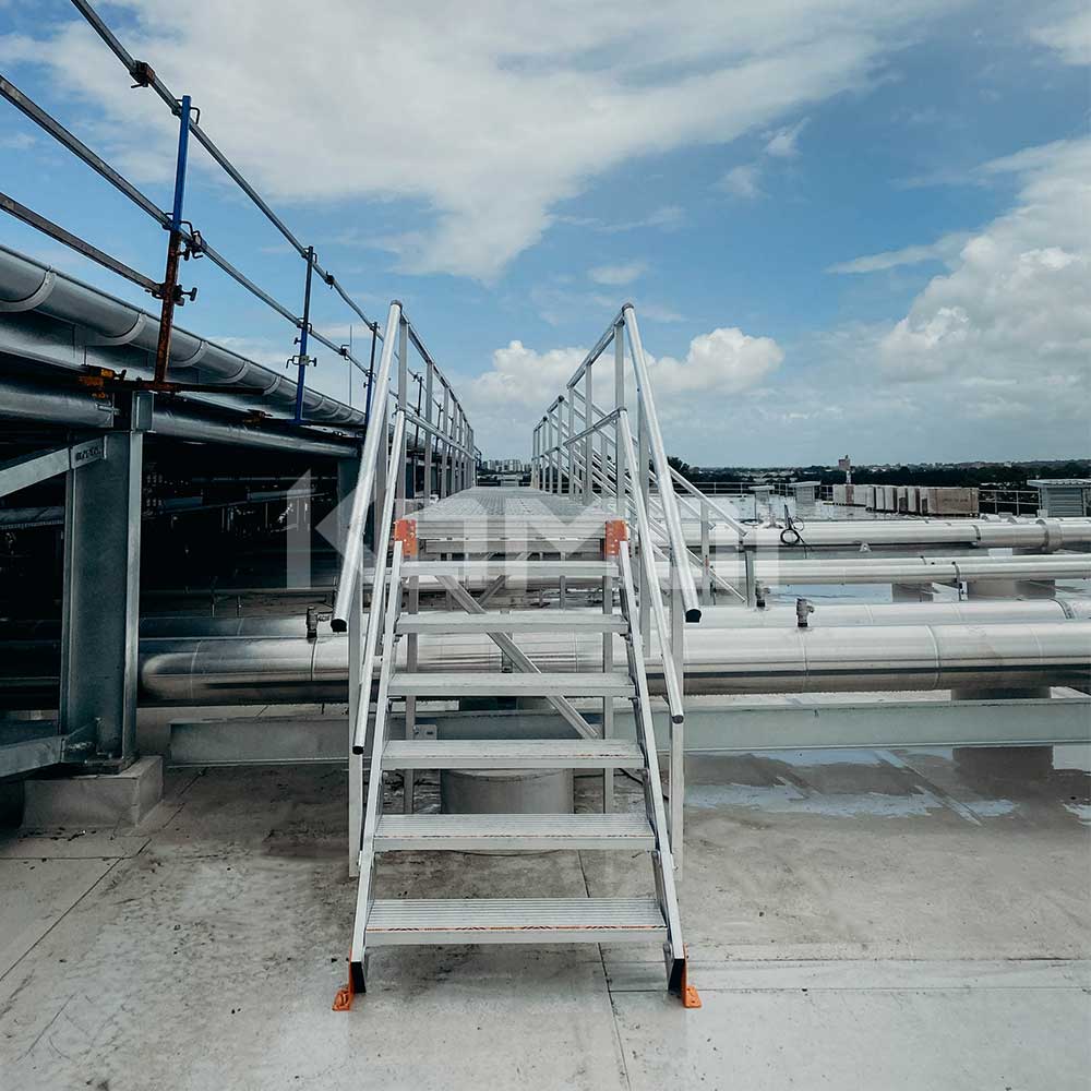 KOMBI Elevated Walkways providing access over datacentre cabling and pipework